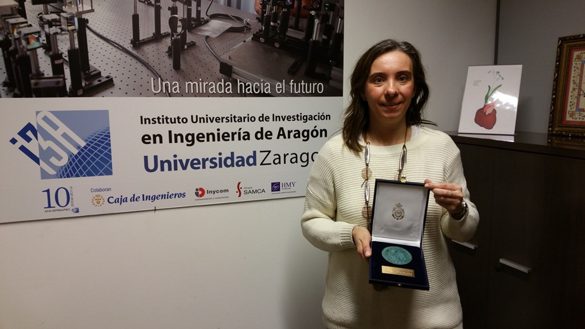 Una investigadora del I3A recibe el premio de la Real Academia de Ingeniería