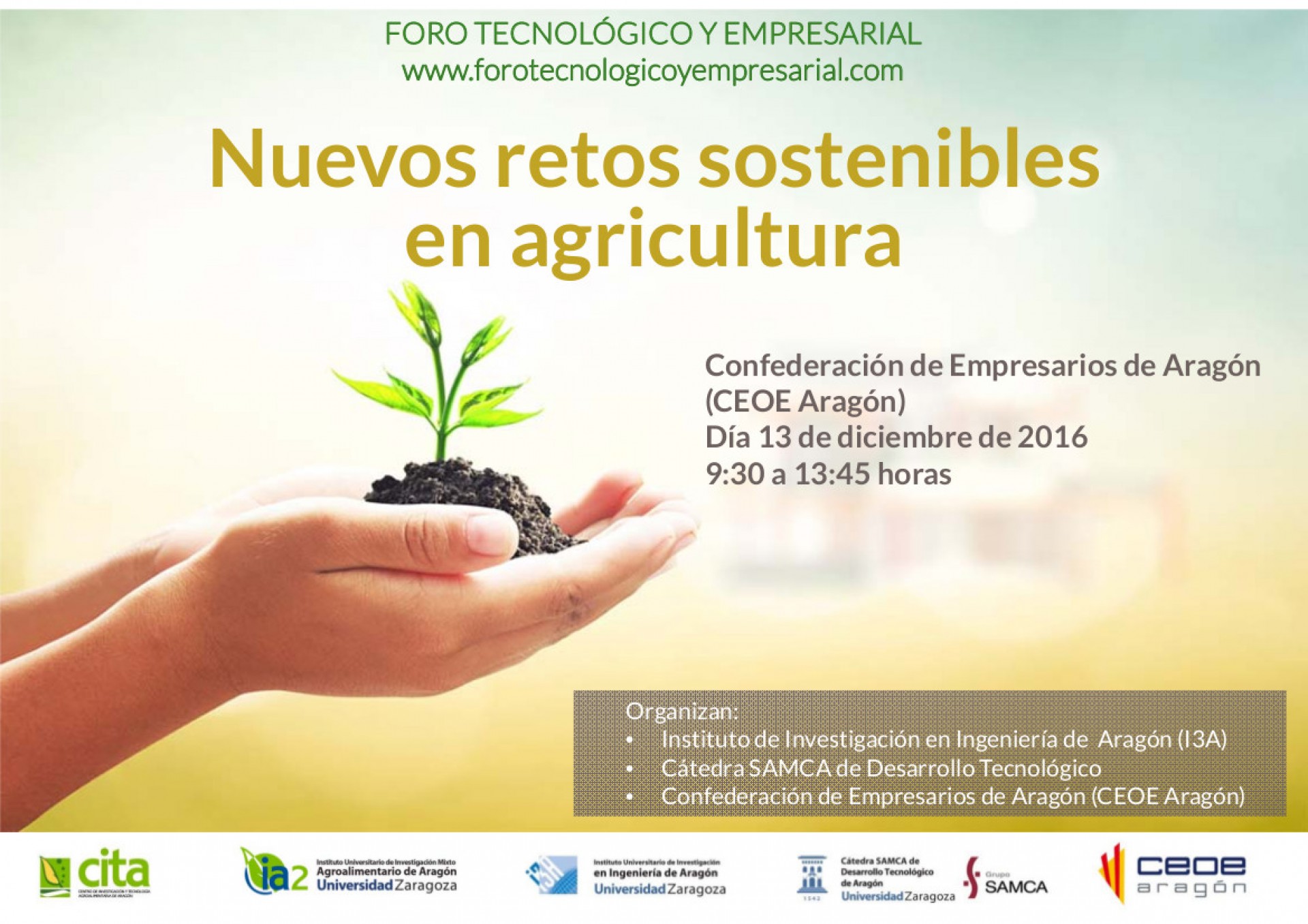 Nuevos retos tecnológicos para lograr una agricultura sostenible