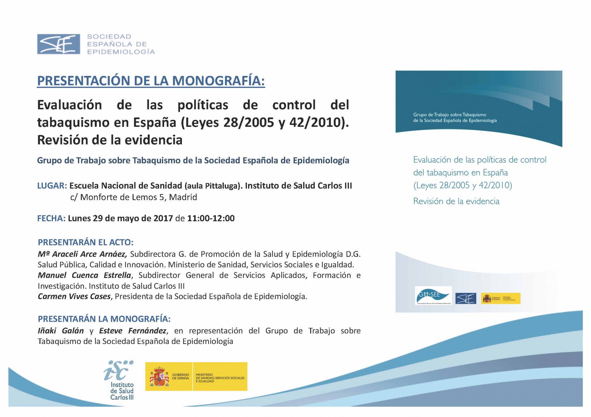 La Sociedad Española de Epidemiología hace balance de las políticas de control del tabaquismo en España y su repercusión en la salud