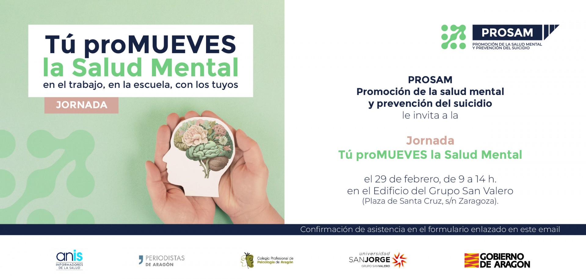 Tú promueves la Salud Mental, una jornada para hablar de prevención desde el trabajo, la escuela y el entorno